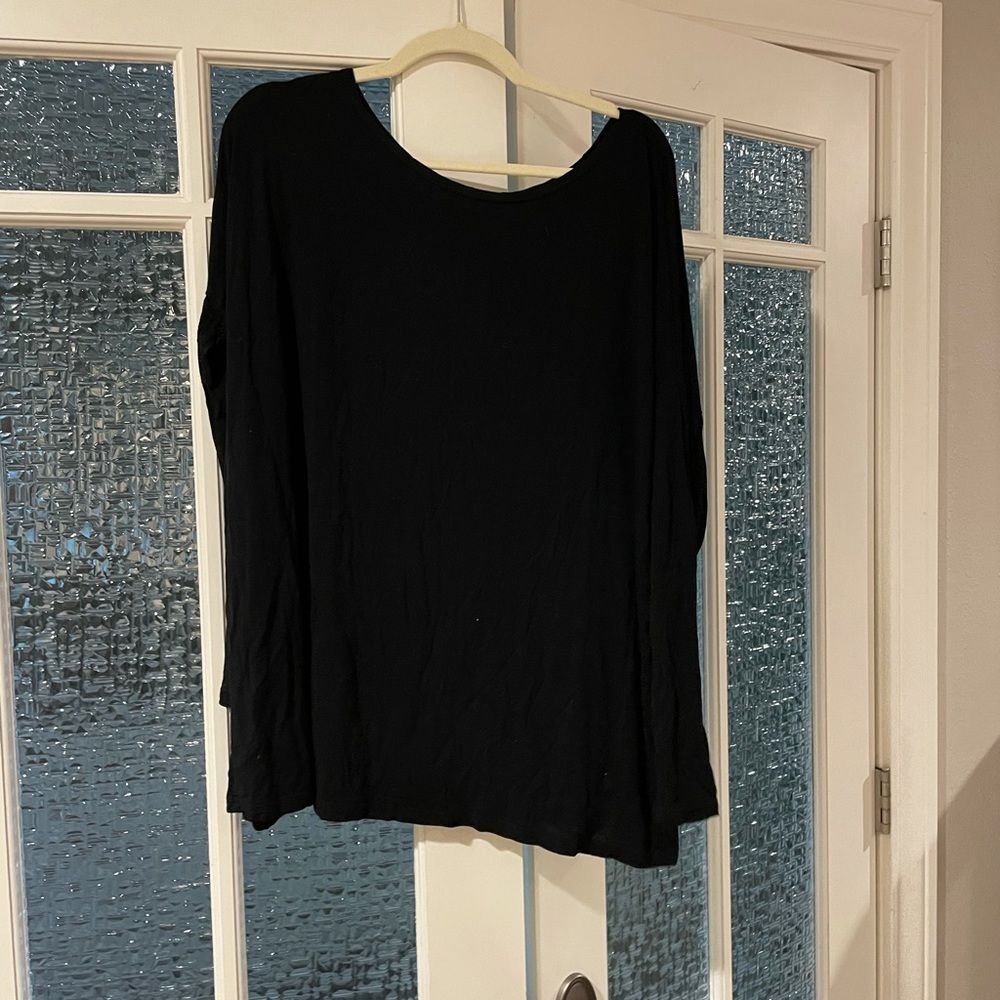 Piko Black Long Sleeve Tunic